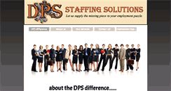 Desktop Screenshot of dpsstaffing.com