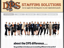 Tablet Screenshot of dpsstaffing.com